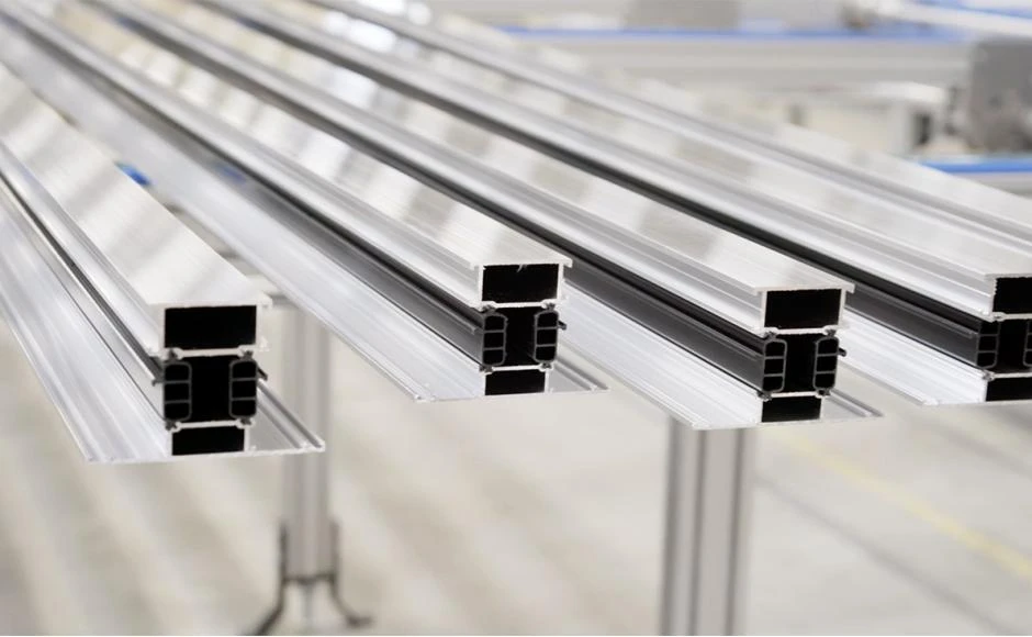 Thermal Break Assembly Line in Operation Thermal Break Assembly Line in Operation